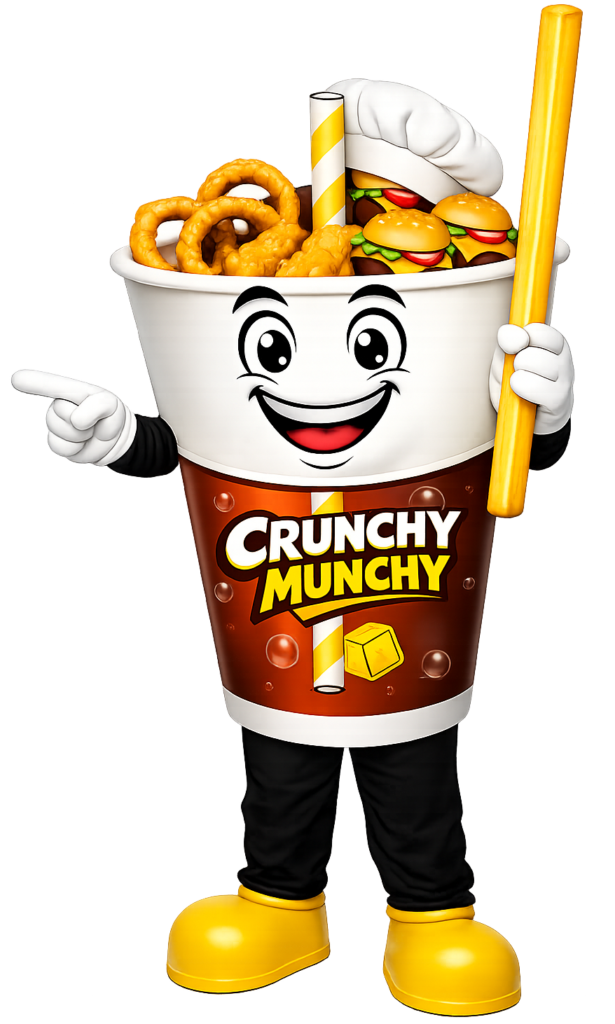 crunchy munchy muscot